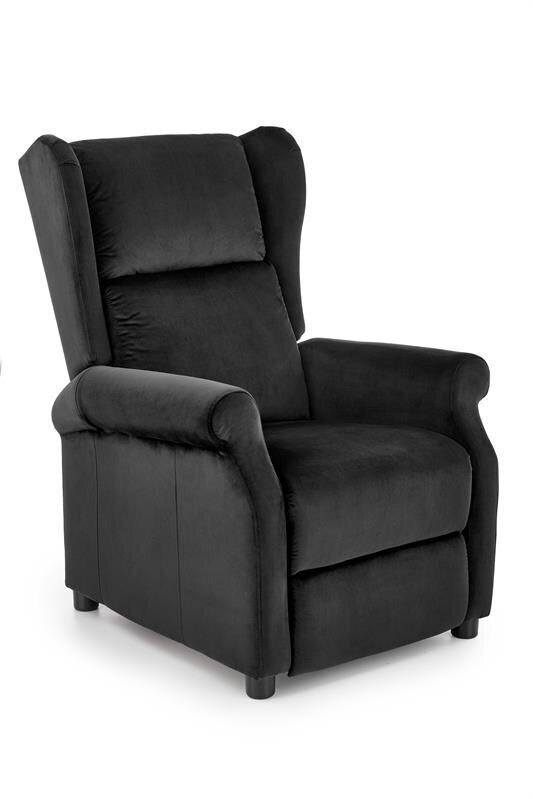 Krēsls Halmar Agustin 2, melns cena un informācija | Atpūtas krēsli | 220.lv