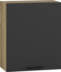 Шкаф Halmar Vento G-60/72, черный цвет цена и информация | Кухонные шкафчики | 220.lv