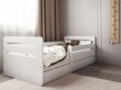 Bērnu gulta Kocot Kids Tomi, 180x80 cm, balta cena un informācija | Bērnu gultas | 220.lv