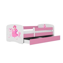 Bērnu gulta Kocot Kids Babydreams, 160x80 cm, rozā cena un informācija | Bērnu gultas | 220.lv