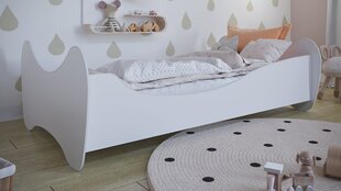 Bērnu gulta Kocot Kids Lilly, 160x80 cm, balta cena un informācija | Bērnu gultas | 220.lv