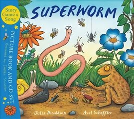 Superworm Book & CD цена и информация | Книги для самых маленьких | 220.lv