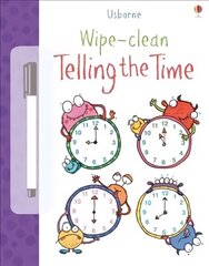 Wipe-clean Telling the Time цена и информация | Книги для малышей | 220.lv