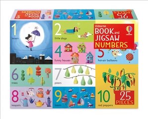 Book and Jigsaw Numbers cena un informācija | Grāmatas mazuļiem | 220.lv
