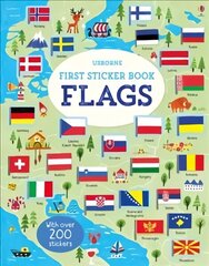 First Sticker Book Flags cena un informācija | Grāmatas mazuļiem | 220.lv