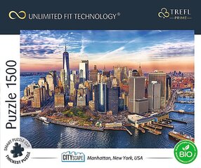 TREFL Prime puzle Pilsētas ainava “Manhetena”, 1500 gab. cena un informācija | Puzles, 3D puzles | 220.lv