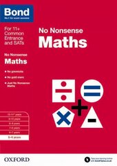 Bond: Maths: No Nonsense: 5-6 years, 5-6 years cena un informācija | Grāmatas pusaudžiem un jauniešiem | 220.lv