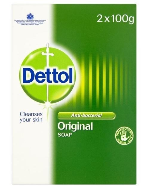 Ziepes Dettol Original Antiseptisks (120 g) cena un informācija | Ziepes | 220.lv