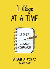 1 Page at a Time: A Daily Creative Companion cena un informācija | Pašpalīdzības grāmatas | 220.lv