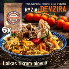 Rīsi Devzira plovam, 4,8 kg, 6x800 g цена и информация | Каши, крупы, хлопья | 220.lv