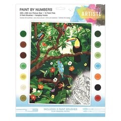 Attēls krāsošanai pēc cipariem Tropu meži cena un informācija | Gleznas pēc numuriem | 220.lv