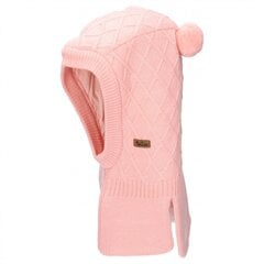 Шапка-шлем TuTu из мериносовой шерсти, розовая цена и информация | Шапки, перчатки, шарфы для девочек | 220.lv