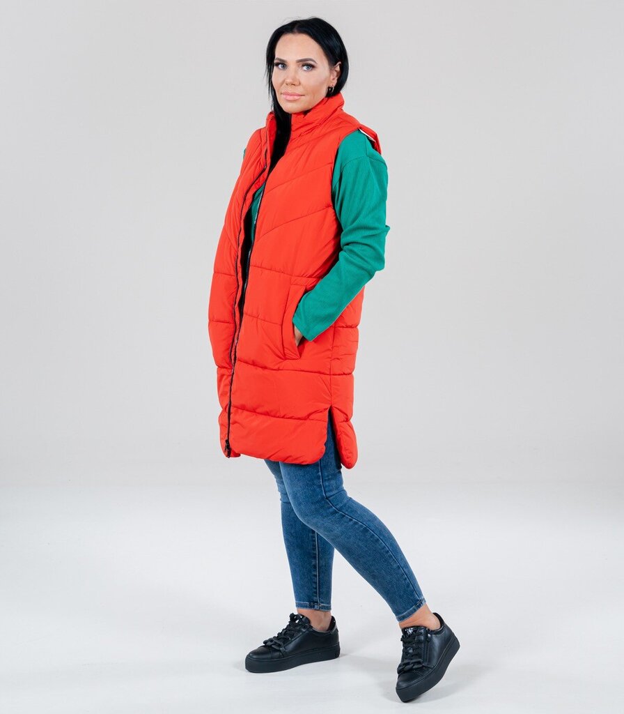 Noisy May sieviešu veste, sarkana цена и информация | Sieviešu vestes | 220.lv