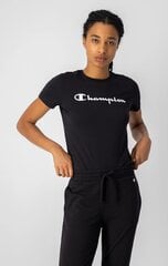 Champion sieviešu T-krekls, melns cena un informācija | T-krekli sievietēm | 220.lv