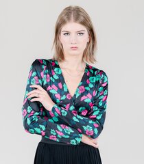 Noisy May женская блузка- боди 27024400*01, черный/розовый 5715366925380 цена и информация | Женские блузки, рубашки | 220.lv