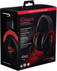 HyperX Cloud II Red 7.1 cena un informācija | Austiņas | 220.lv