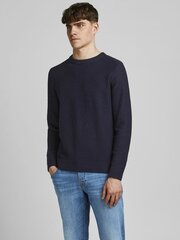 JACK & JONES vīriešu pulovers, tumši zils cena un informācija | Vīriešu džemperi | 220.lv