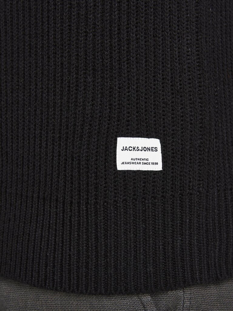 JACK & JONES VĪRIEŠU džemperis, melns цена и информация | Vīriešu džemperi | 220.lv