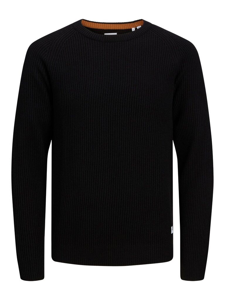 JACK & JONES VĪRIEŠU džemperis, melns цена и информация | Vīriešu džemperi | 220.lv