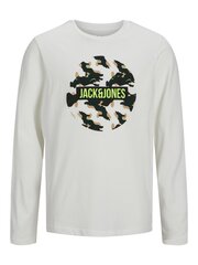 Jack & Jones zēna T-krekls ar garām piedurknēm cena un informācija | Zēnu krekli | 220.lv