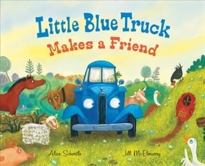 Little Blue Truck Makes a Friend: A Friendship Book for Kids цена и информация | Книги для самых маленьких | 220.lv