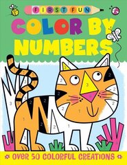 First Fun: Color by Numbers: Over 50 Colorful Creations цена и информация | Книги для малышей | 220.lv