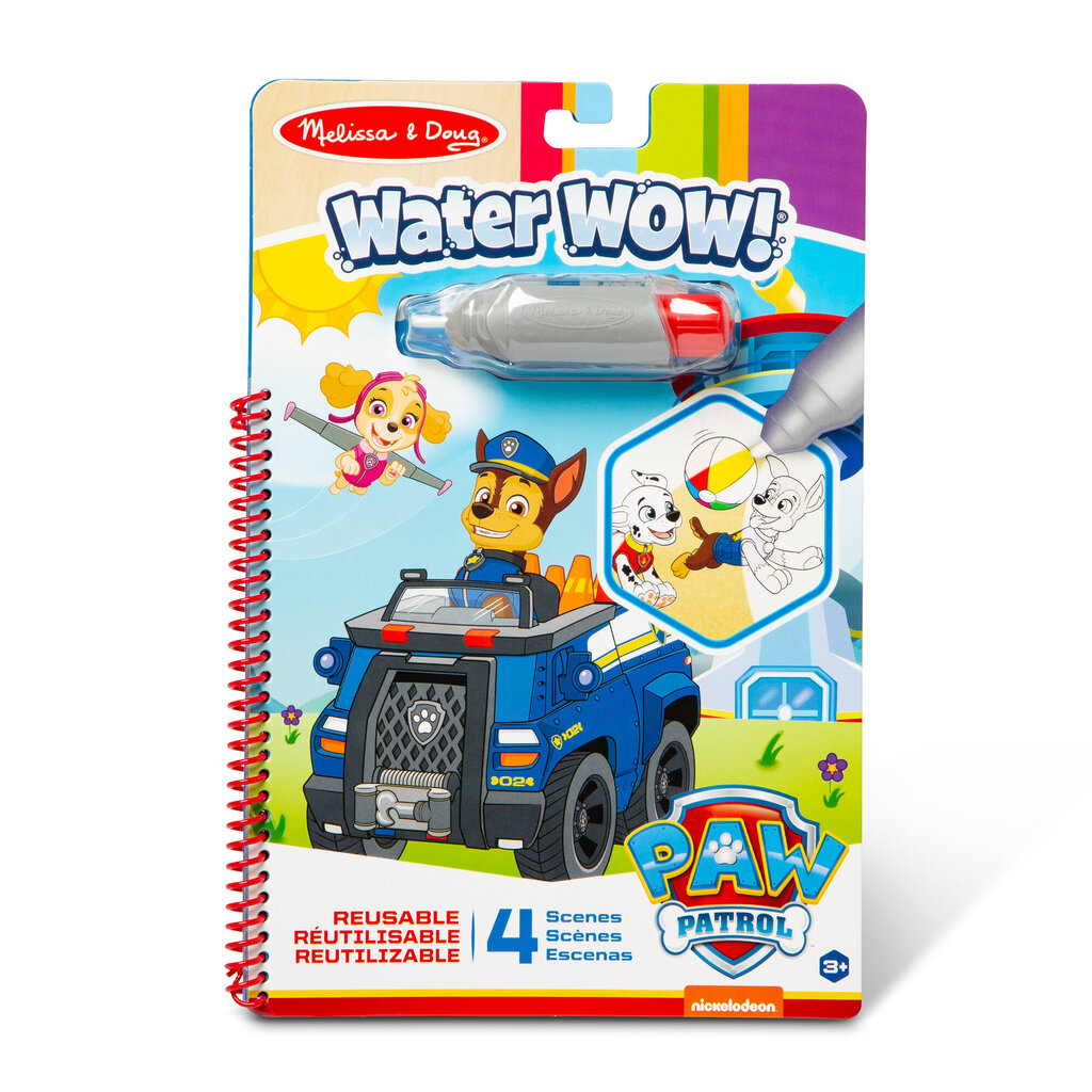 PAW PATROL Ūdens Wow! Ūdens zīmēšanas komplekts "Chase" cena un informācija | Attīstošās rotaļlietas | 220.lv