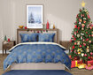 Ziemassvētku divpusējs gultas veļas komplekts, 160x200, 3 daļu cena un informācija | Gultas veļas komplekti | 220.lv