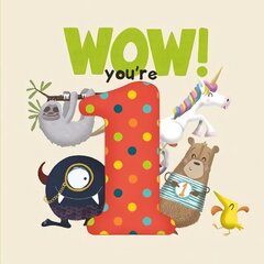 WOW! You're One birthday book цена и информация | Книги для малышей | 220.lv