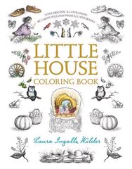 Little House Coloring Book: Coloring Book for Adults and Kids to Share цена и информация | Книги для самых маленьких | 220.lv