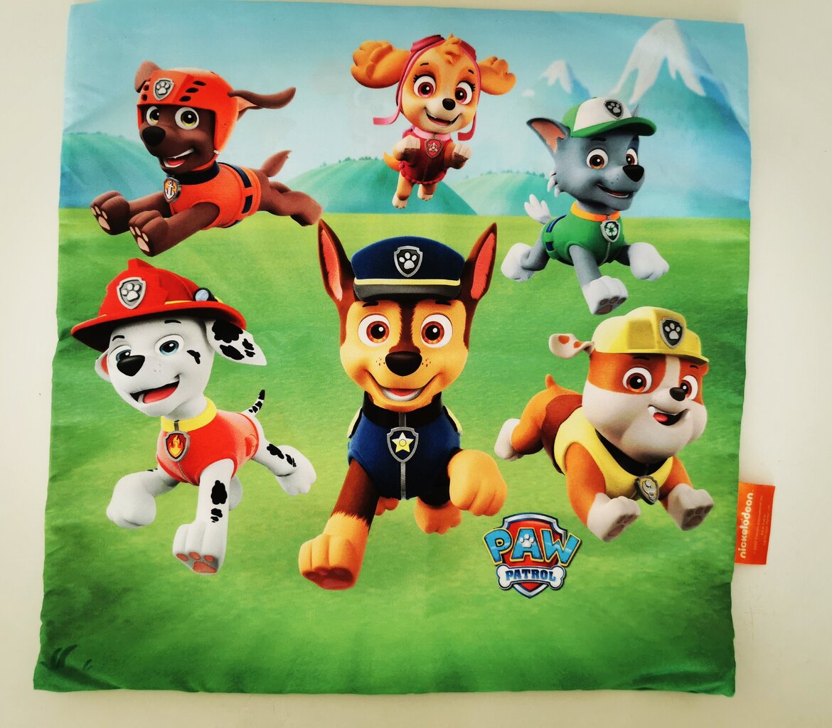 Paw Patrol spilvendrāna cena un informācija | Dekoratīvie spilveni un spilvendrānas | 220.lv