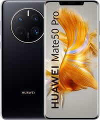 Huawei Mate 50 Pro 8/256GB Dual SIM Black Glass 51097FTV цена и информация | Мобильные телефоны | 220.lv