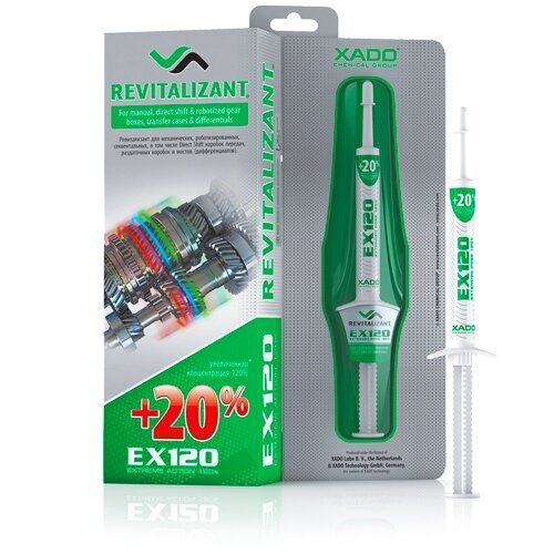 XADO Revitalizant EX120 manuālajām ātrumkārbām un ātrumkārbām cena un informācija | Auto eļļu piedevas | 220.lv