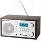 Retro stila radio BLUETOOTH ar modinātājpulksteni cena un informācija | Radioaparāti, modinātājpulksteņi | 220.lv