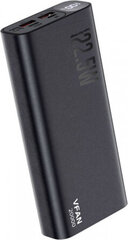 Vipfan Powerbank F07 20000mAh, 22,5W, PD (melns) cena un informācija | Lādētāji-akumulatori (Power bank) | 220.lv