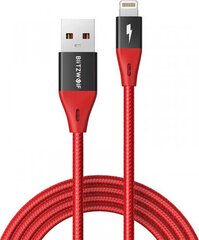 USB-C Cable for Lightning BlitzWolf MF-10 Pro, MFI, 20W, 1.8 м (red) цена и информация | Кабели для телефонов | 220.lv