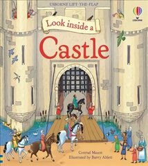 Look Inside a Castle UK ed. cena un informācija | Bērnu grāmatas | 220.lv