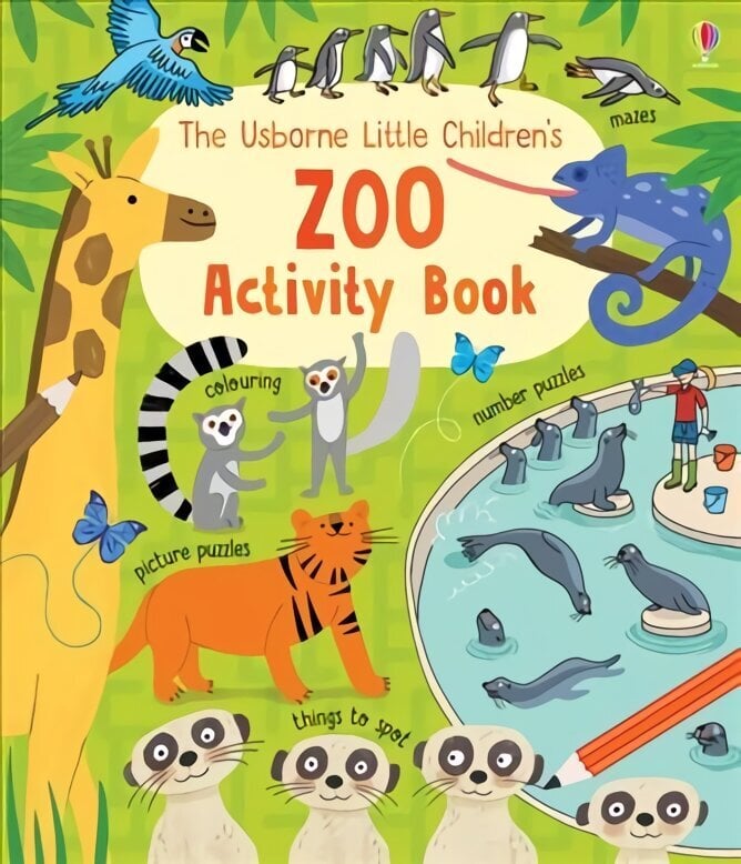 Little Children's Zoo Activity Book UK 2018 цена и информация | Grāmatas pusaudžiem un jauniešiem | 220.lv