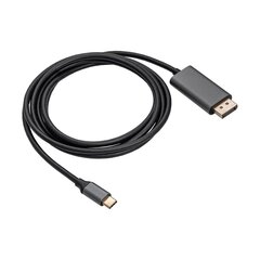 Akyga cable AK-AV-16 cable USB type C - DisplayPort 1.8m cena un informācija | Savienotājkabeļi | 220.lv