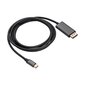 Akyga cable AK-AV-16 cable USB type C - DisplayPort 1.8m цена и информация | Savienotājkabeļi | 220.lv