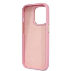 Guess PU Croco with Metal Camera Outline Case for iPhone 14 Pro Max Pink цена и информация | Чехлы для телефонов | 220.lv