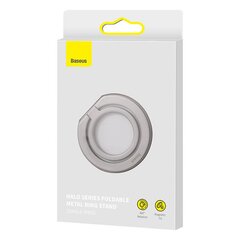 Baseus Halo Ring holder for phones (Silver) цена и информация | Держатели для телефонов | 220.lv