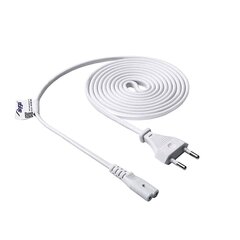 Akyga power cable for notebook AK-RD-06A Eight CCA CEE 7/16 / IEC C7 1.5 м white цена и информация | Кабели для телефонов | 220.lv