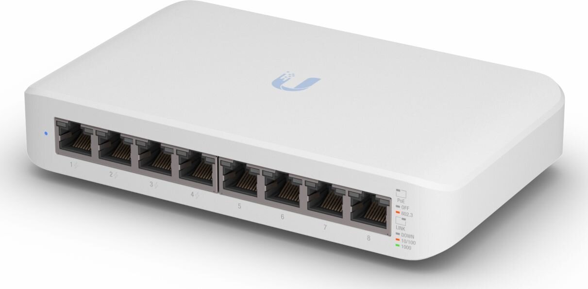 Ubiquiti USW-LITE-8-POE cena un informācija | Komutatori (Switch) | 220.lv