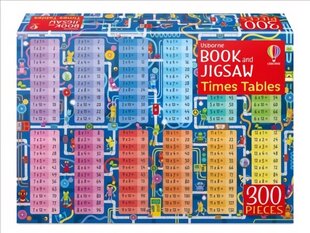 Usborne Book and Jigsaw Times Tables cena un informācija | Grāmatas pusaudžiem un jauniešiem | 220.lv