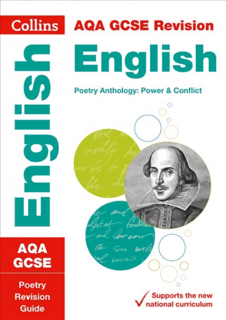 AQA Poetry Anthology Power and Conflict Revision Guide: Ideal for Home Learning, 2022 and 2023 Exams edition, AQA GCSE Poetry Anthology: Power and Conflict Revision Guide cena un informācija | Grāmatas pusaudžiem un jauniešiem | 220.lv