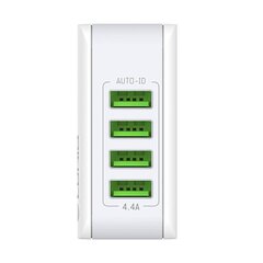 Sienas lādētājs LDNIO 4403, 4x USB, 22W (balts) цена и информация | Зарядные устройства для телефонов | 220.lv