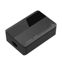 Sienas lādētājs LDNIO A4808Q, 2x USB + 2x USB-C, 65W (melns) цена и информация | Зарядные устройства для телефонов | 220.lv