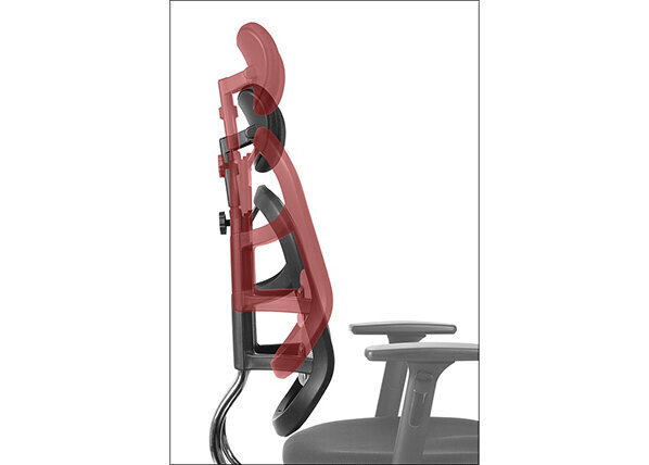 Biroja krēsls Stema HN-5018, pelēks cena un informācija | Biroja krēsli | 220.lv