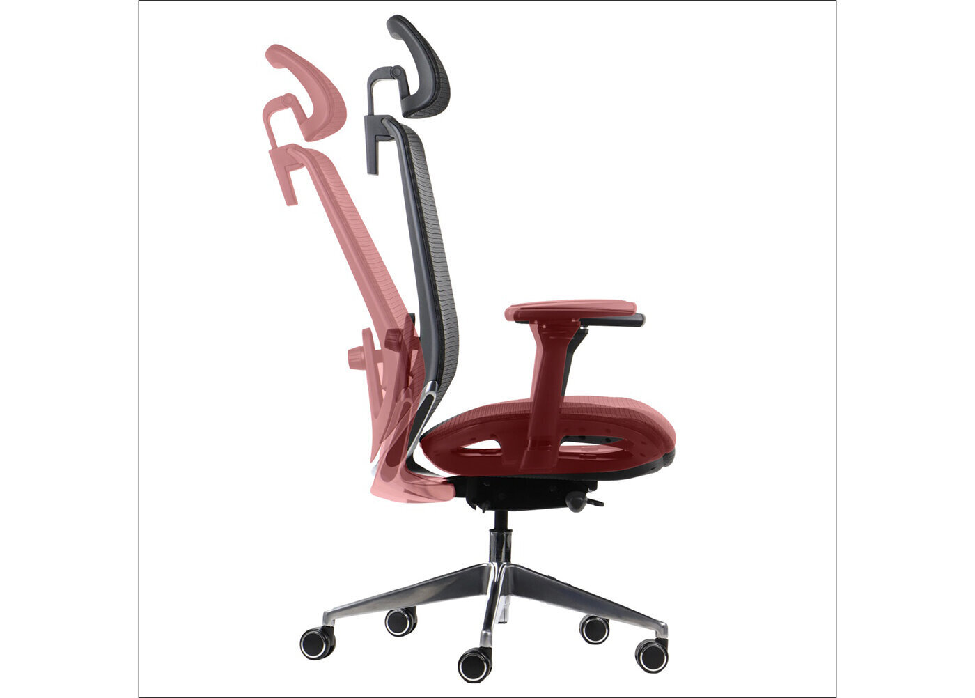 Biroja krēsls Stema Ditter, pelēks cena un informācija | Biroja krēsli | 220.lv